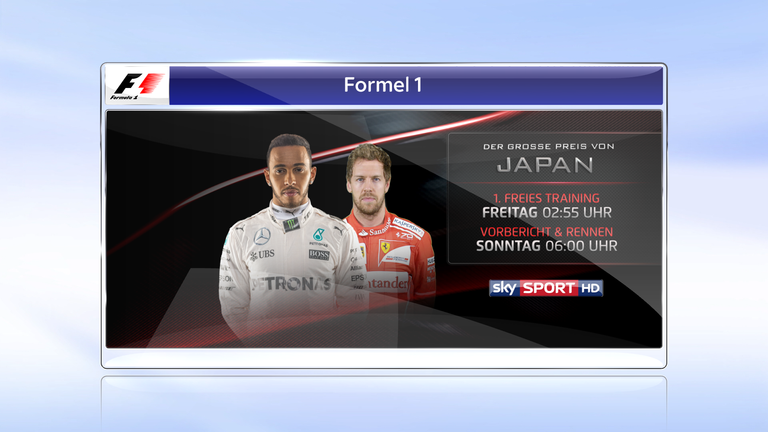 Der GP von Japan LIVE auf Sky!