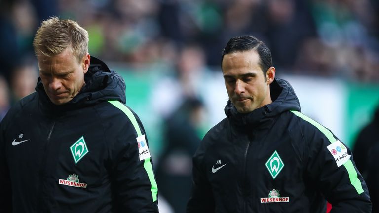 Fand auch gegen den FC Augsburg kein Rezept: Werder-Coach Alexander Nouri.