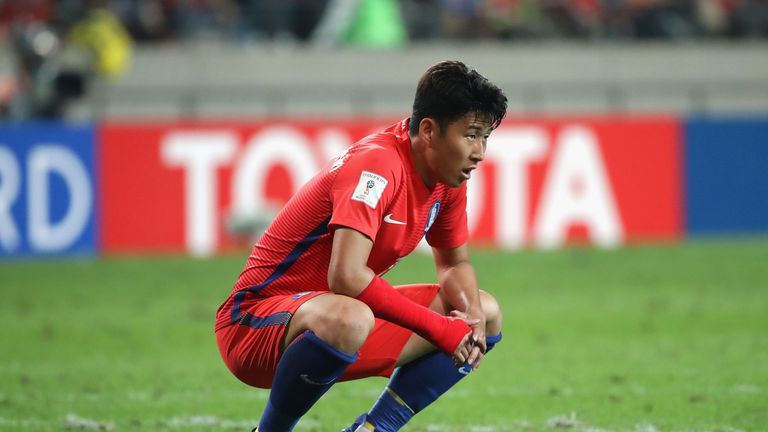 Südkorea: Heung-Min Son musste nach der erfolgreichen WM-Qualifikation erstmal durchatmen. Im Team der Südkoreaner wird der Stürmer von Tottenham der wichtigste Faktor sein.