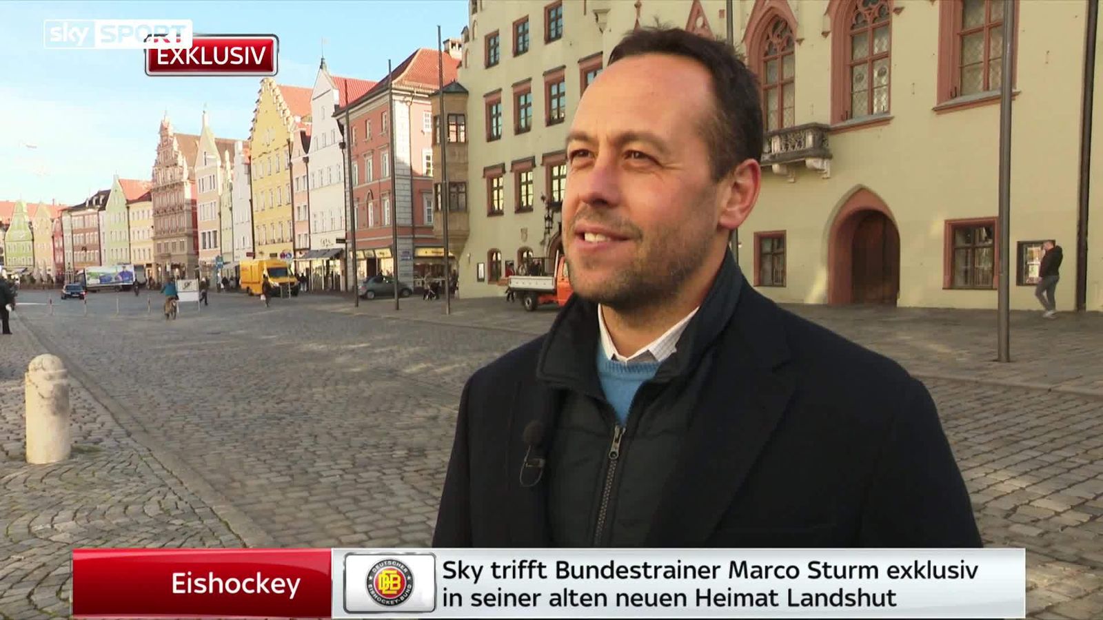 Zurück in der Heimat Sky trifft Bundestrainer Marco Sturm Eishockey