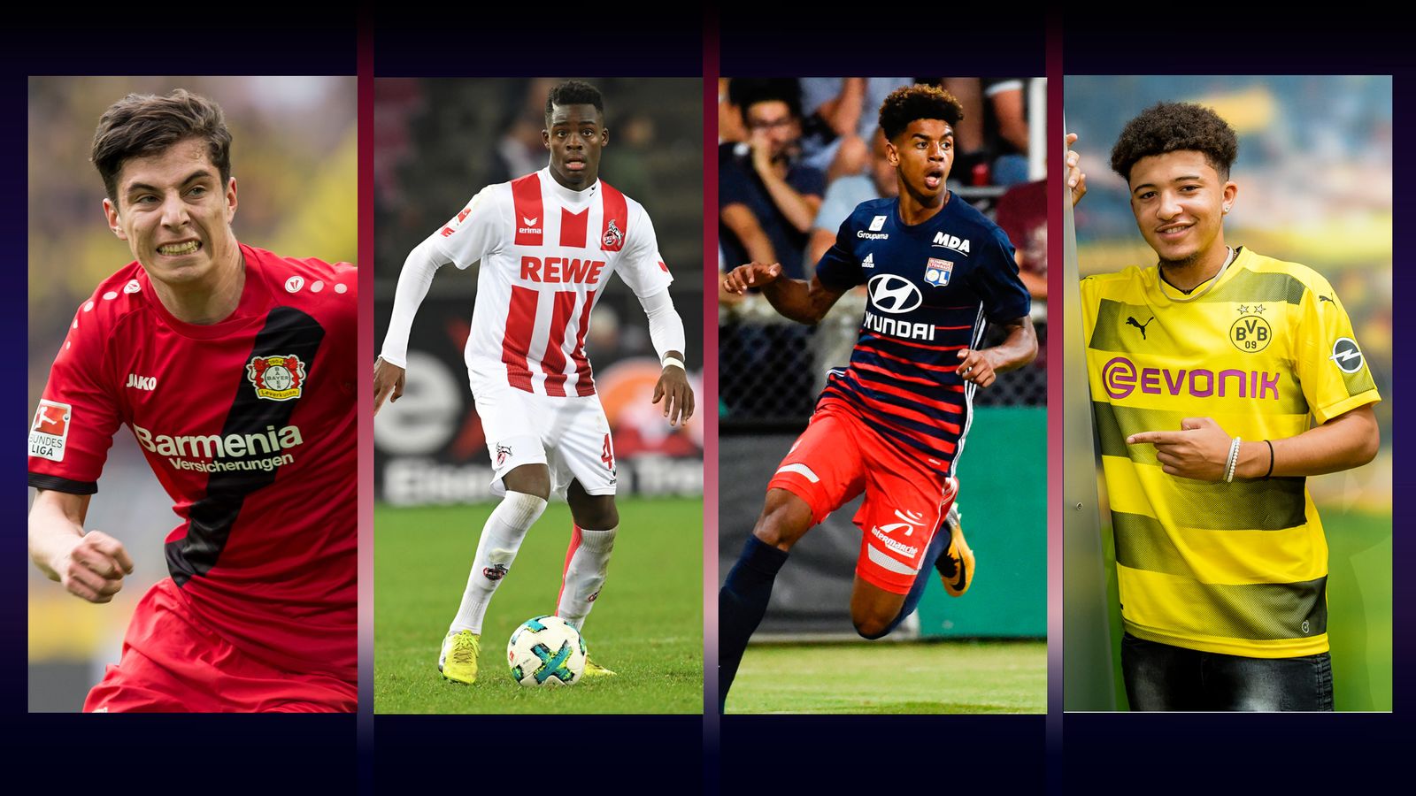 Havertz Sancho Und Co Die Jungsten Eingesetzten Spieler 2017 18 Fussball News Sky Sport