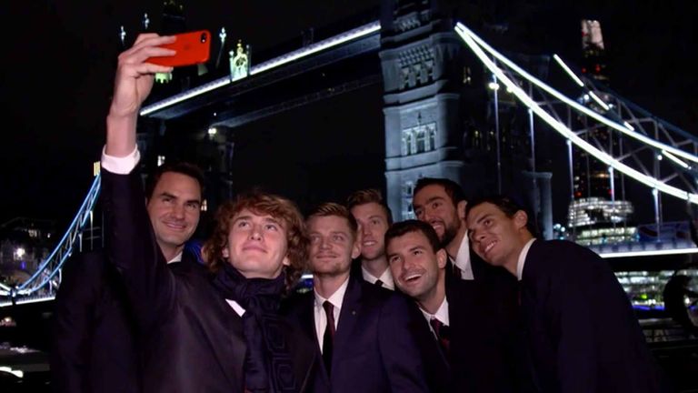 Die Teilnehmer bei den ATP World Tour Finals (Bildquelle: facebook.com/ATPWorldTour).