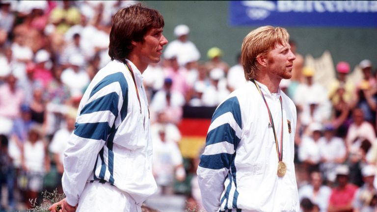 Becker und Stich holen 1992 in Barcelona Gold