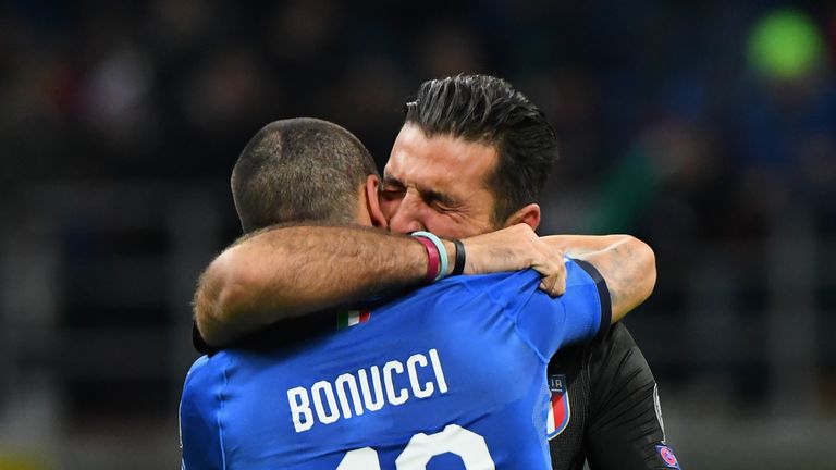 Das war&#39;s. Die großartige Karriere von Gigi Buffon endet mit dem Playoff-Aus gegen Italien