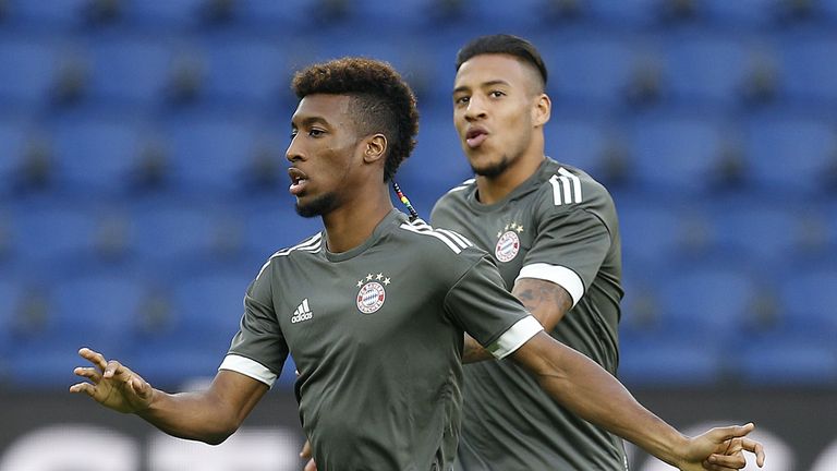 Die beiden Bayern-Profis Kingsley Coman und Corentin Tolisso gehören zum französischen Kader.
