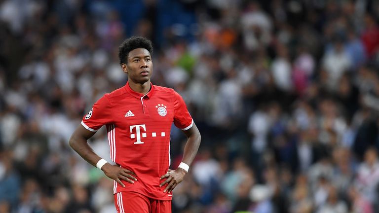 David Alaba fehlt dem FC Bayern beim RSC Anderlecht