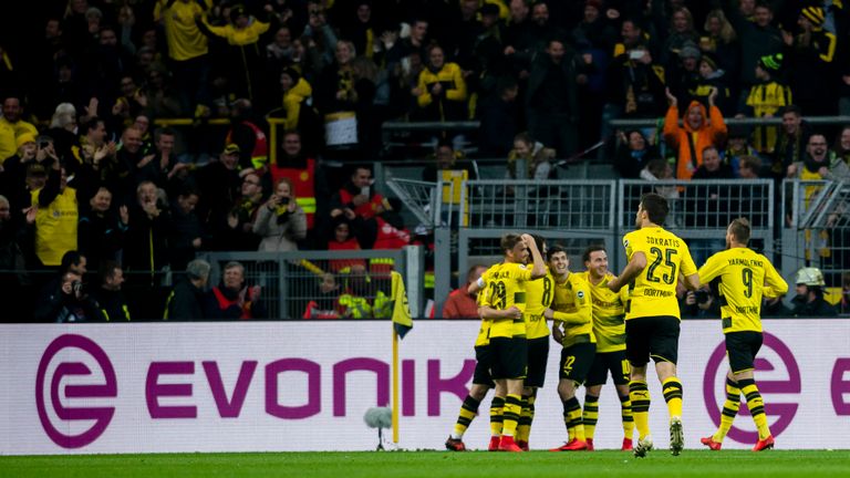 Borussia Dortmund zeigte in der ersten Halbzeit Fußball der Extraklasse. 