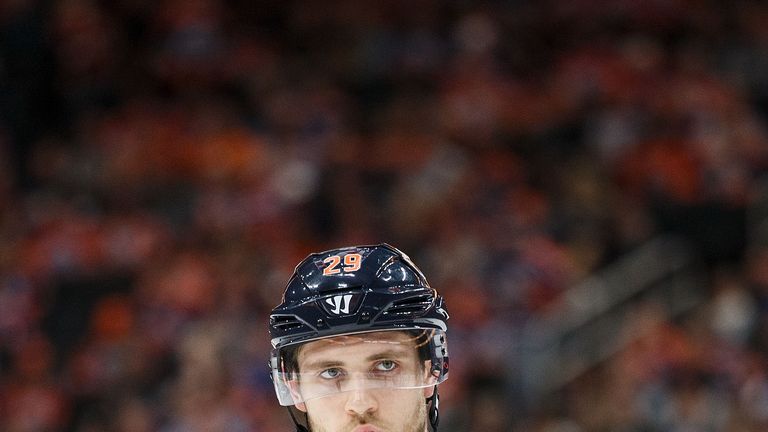Leon Draisaitl erzielt gegen New Jersey seinen dritten Saisontreffer.