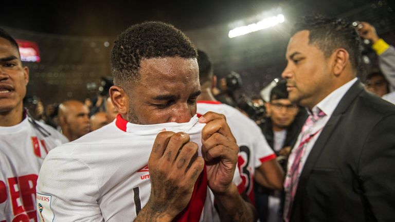 Jefferson Farfan ebnete mit seinem Treffer den Weg zur WM für Peru.