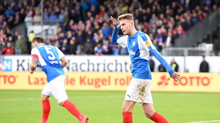 Marvin Ducksch erzielte den 1:0-Treffer für Kiel 