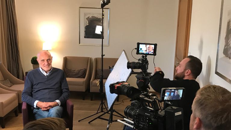 Unser Sky-Reporter Kai Psotta im Interview mit Martin Kind 