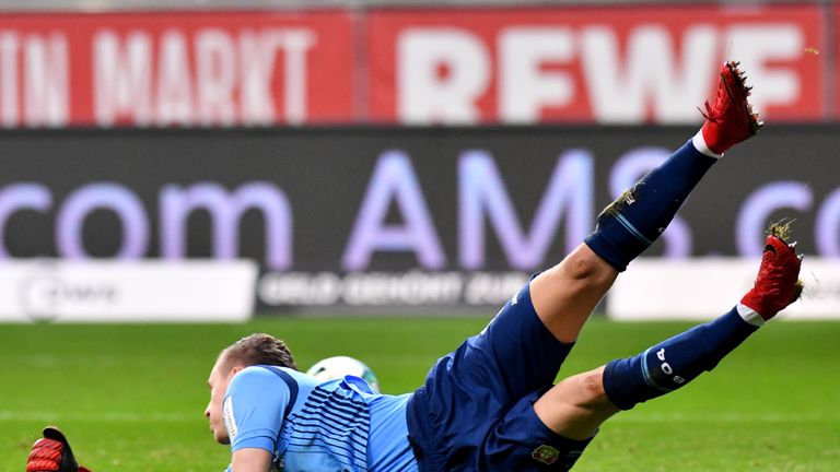 Bis zur Pause hatte Bernd Leno noch einen ruhigen Nachmittag.