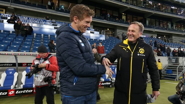 Hans-Joachim Watzke will Hofffenheim-Trainer Julian Nagelsmann zu Borussia Dortmund locken.