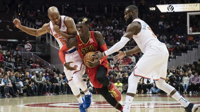 Dennis Schröder ist gegen die Knicks bester Werfer.