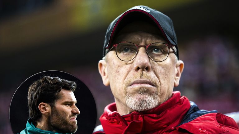 Ausschluss vom Training! Peter Stöger degradiert seinen Fitness-Coach Benjamin Kugel.