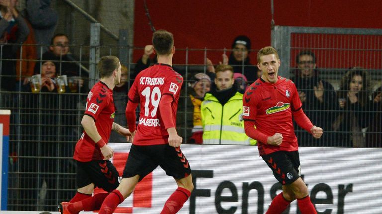 Nils Petersen erzielte den Siegtreffer für Freiburg.