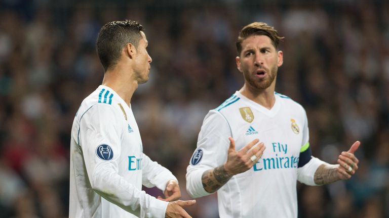 Cristiano Ronaldo und Sergio Ramos sind sich nicht immer einig.