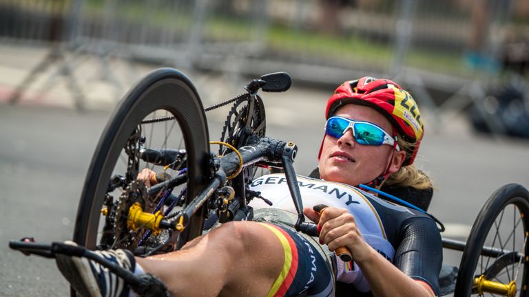 Christiane Reppe betreibt Paracycling