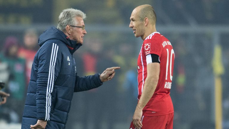 Arjen Robben holte 2013 das Triple mit Jupp Heynckes 