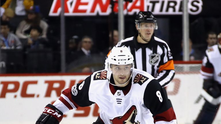 Tobias Rieder und seine Arizona Coyotes kassieren gegen Washington die nächste Pleite.