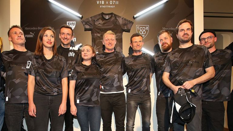 Der VfB Stuttgart stellt ein neues Trikot vor: Entworfen wurde es in Kooperation mit dem Kreativnetzwerk 0711 und Puma.(Quelle: twitter.com/VfB)