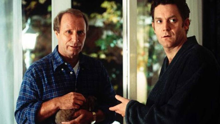 Berti Vogts (l.) bei einem Gastauftritt im Tatort von 1999.