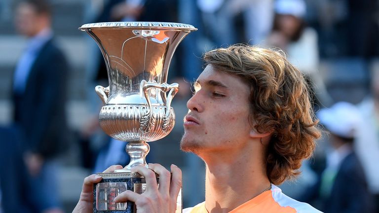 In Rom gewann Zverev sein erstes Masters-Turnier