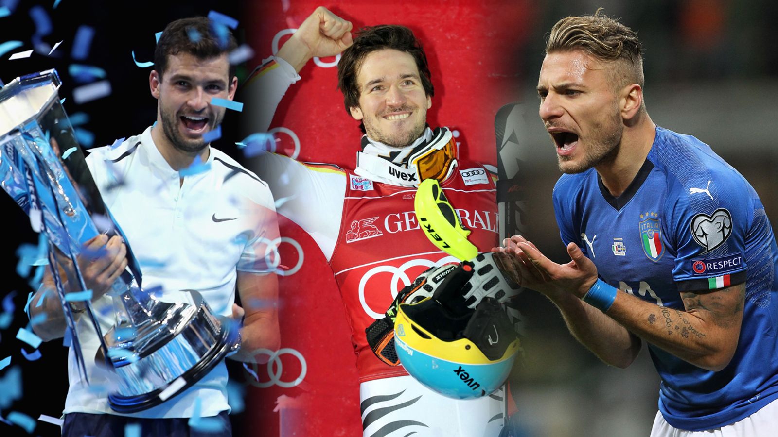 Sportjahr 2017 Dimitrovs ÜberraschungsCoup und Italiens WMK.o