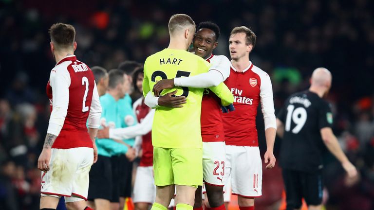 Der FC Arsenal steht im Halbfinale des Ligapokals.