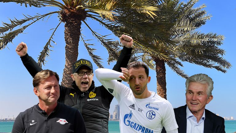 Wo verbringen die Bundesliga-Teams die Winterpause?