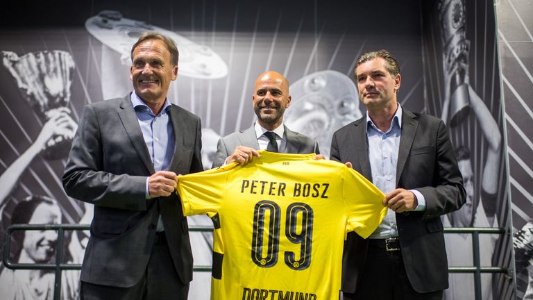 6.6.2017 - FUSSBALL: Borussia Dortmund verpflichtet den Niederländer Peter Bosz als neuen Cheftrainer. Der 53-Jährige wird Nachfolger von Thomas Tuchel und erhält bei den Schwarz-Gelben einen Zweijahresvertrag.