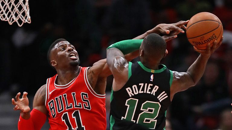 Die Chicago Bulls feiern gegen die Boston Celtics ihren dritten Sieg in Folge.