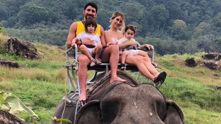 Ingolstadts Almog Cohen flüchtet während der Ferien mit seiner Familie nach Thailand (Quelle: Facebook).