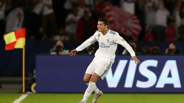 Cristiano Ronaldo erzielt den Siegtreffer für Real Madrid.