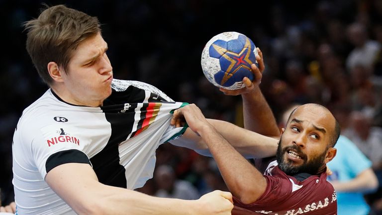 22.1.2017 - HANDBALL: Die deutschen Handballer scheiden bei der WM in Frankreich aus. Deutschland unterliegt im Achtelfinale Katar.