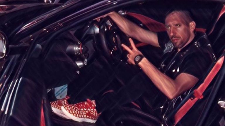 Auch Franck Ribery lässt es sich in Dubai gut gehen. (Quelle: Instagram/@franckribery7)