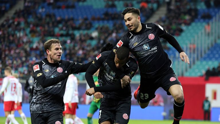 Mainz bejubelt den Ausgleich gegen Leipzig.