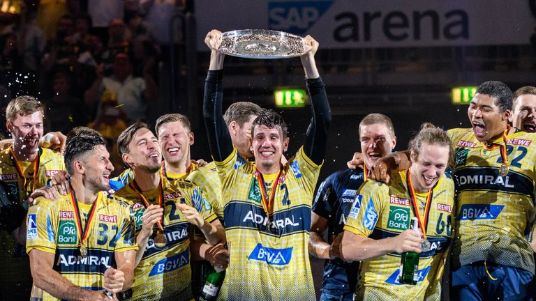 Die Rhein-Neckar Löwen feiern die zweite Meisterschaft in Folge