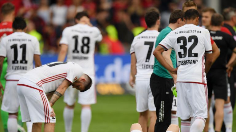 13.5.2017 - FUSSBALL: Der FC Ingolstadt steht nach einem 1:1 beim SC Freiburg als zweiter Absteiger aus der Bundesliga nach Darmstadt 98 fest.