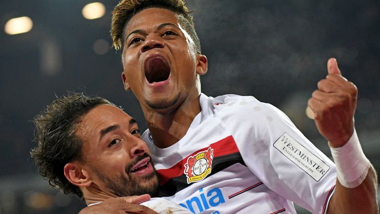 Leon Bailey bestritt bisher 22 Bundesligaspiele für Bayer Leverkusen. Dabei erzielte er sechs Tore und gab fünf Vorlagen.