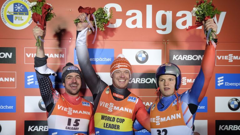 Felix Loch triumphiert in Calgary.