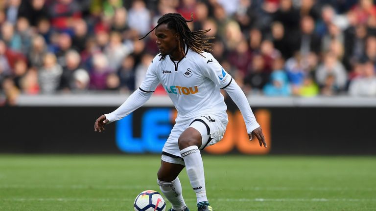 Renato Sanches steht mit Swansea auf dem letzten Tabellenplatz.