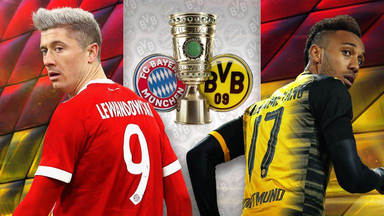 Wer hat im DFB-Pokal die Nase vorn? Robert Lewandowski oder Pierre-Emmerick Aubameyang?
