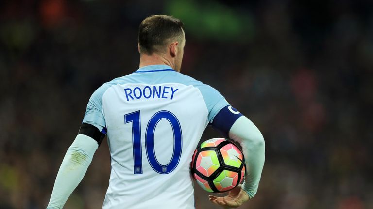 23.08.2017 - FUSSBALL: Englands Fußball-Idol Wayne Rooney beendet nach 14 Jahren mit sofortiger Wirkung seine Nationalmannschaftskarriere.