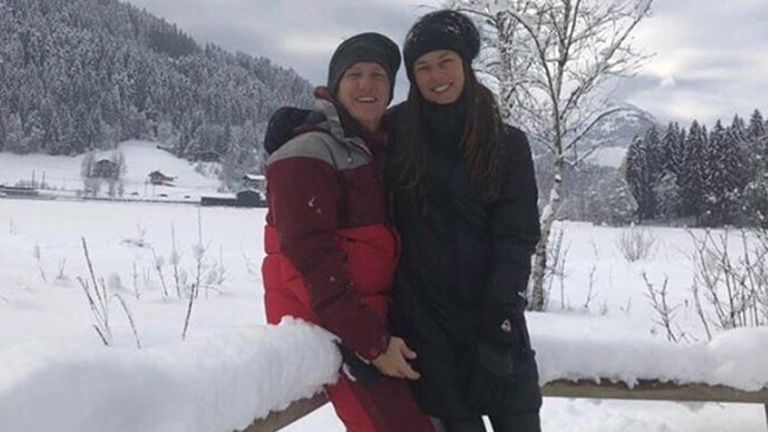 Bastian Schweinsteiger und seine schwangere Ehefrau Ana Ivanovic sind auf Heimatbesuch. (Quelle: Instagram anaivanovic)