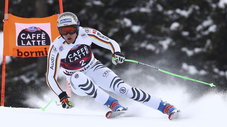 Abfahrer Thomas Dreßen weiß auch in Bormio zu überzeugen.