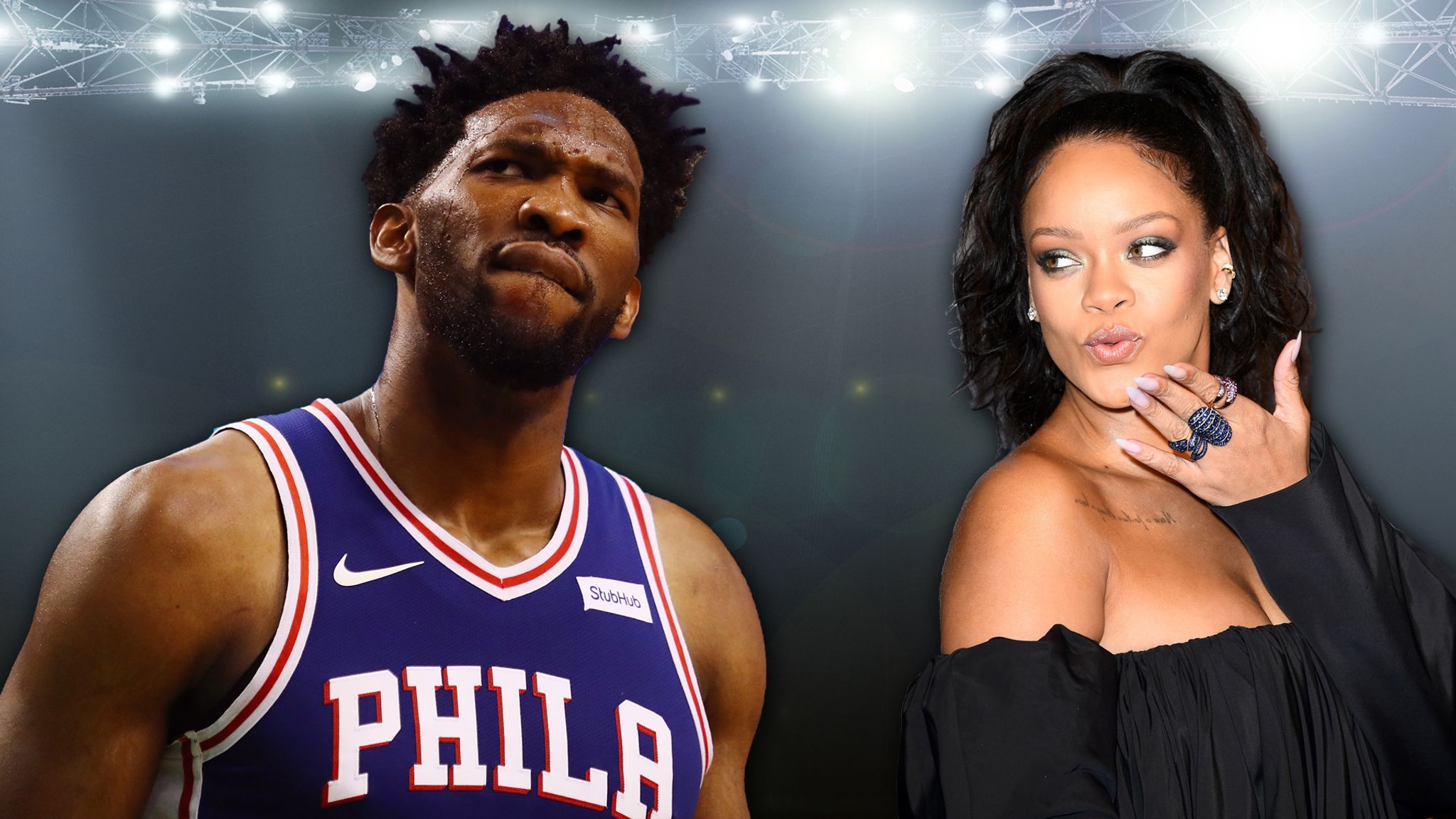 NBA-Star Joel Embiid gibt Rihanna einen Korb | NBA News | Sky Sport