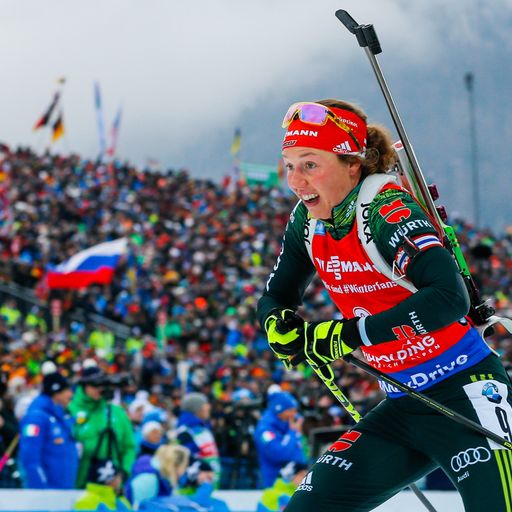 Fehlerfreie Dahlmeier verpasst knapp den Sieg