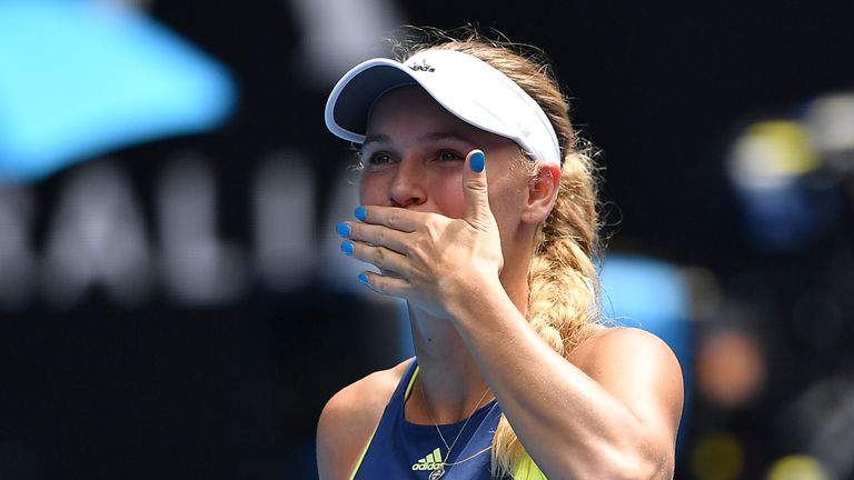 Caroline Wozniacki steht im Viertelfinale der Australian Open.
