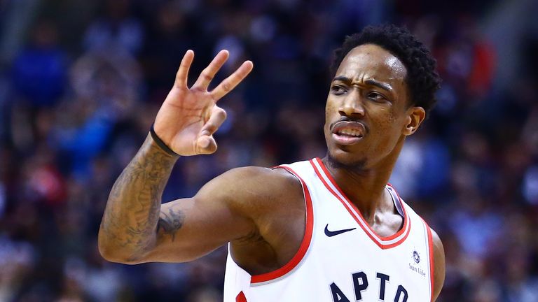 DeMar DeRozan erzielt für Toronto 52 Punkte.